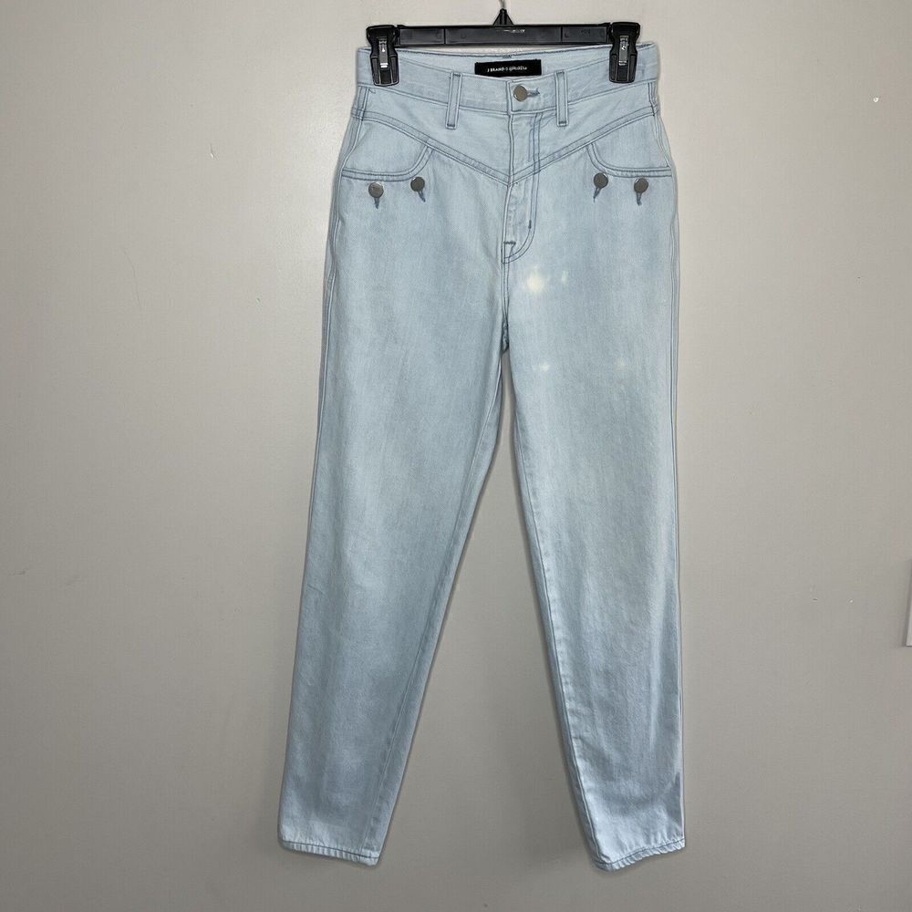 J BRAND x ELSA HOSK Womens Playday Light Wash High-Rise Jeans Holiday Blue 24